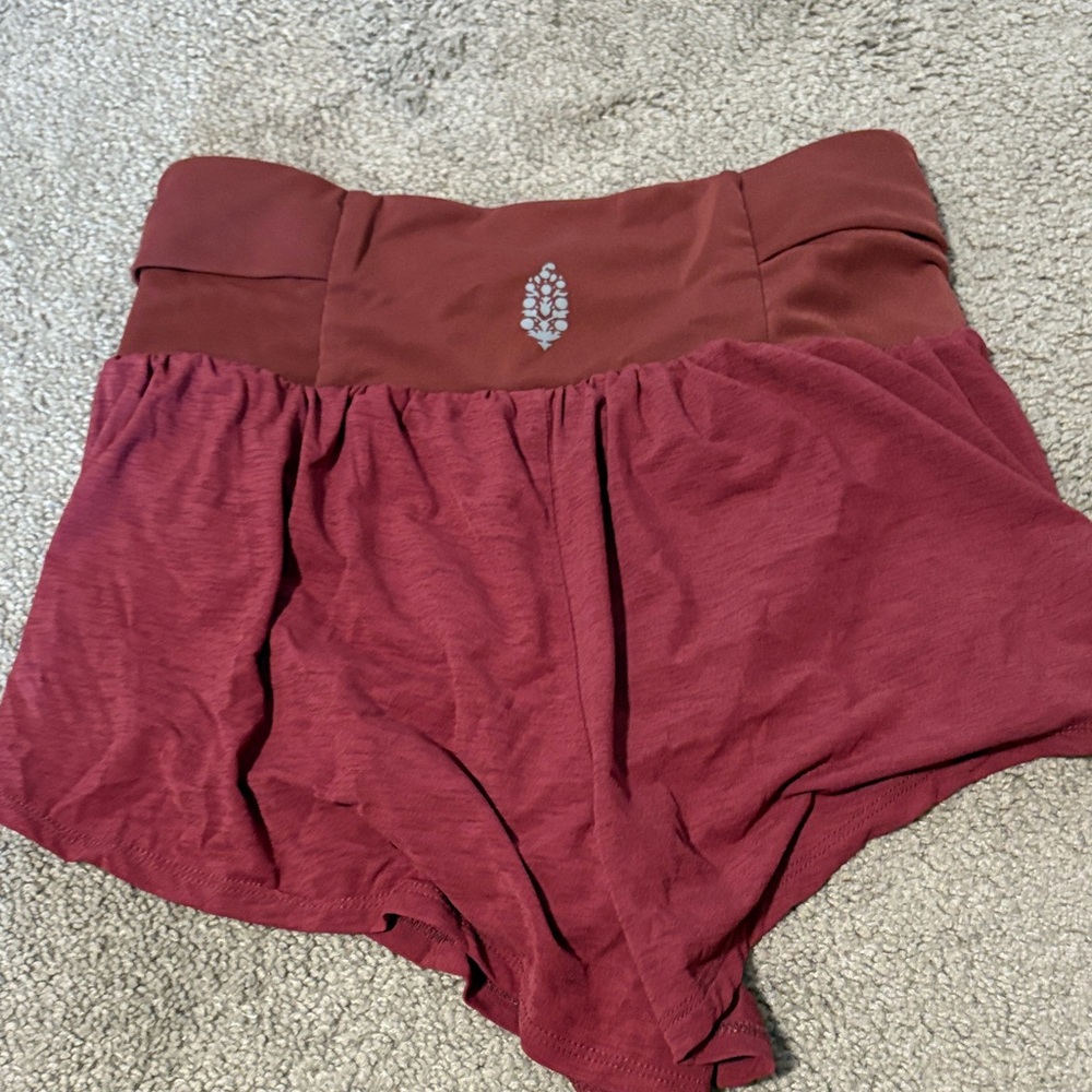FP Movement by Free People Red Athletic Shorts